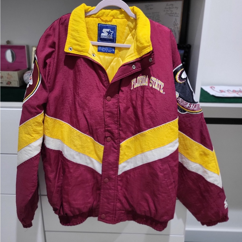 FSU Florida State Seminoles Vintage Bomber jacket size X-Large, 90s unisex